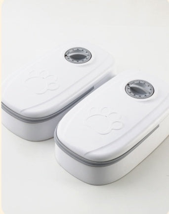 Automatic Pet Feeder: Smart Food Dispenser with Timer & Steel Bowl
