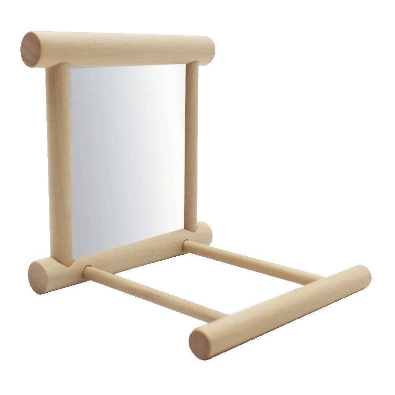 Bird Stand with Mirror – Entertain & Engage Your Feathered Friend