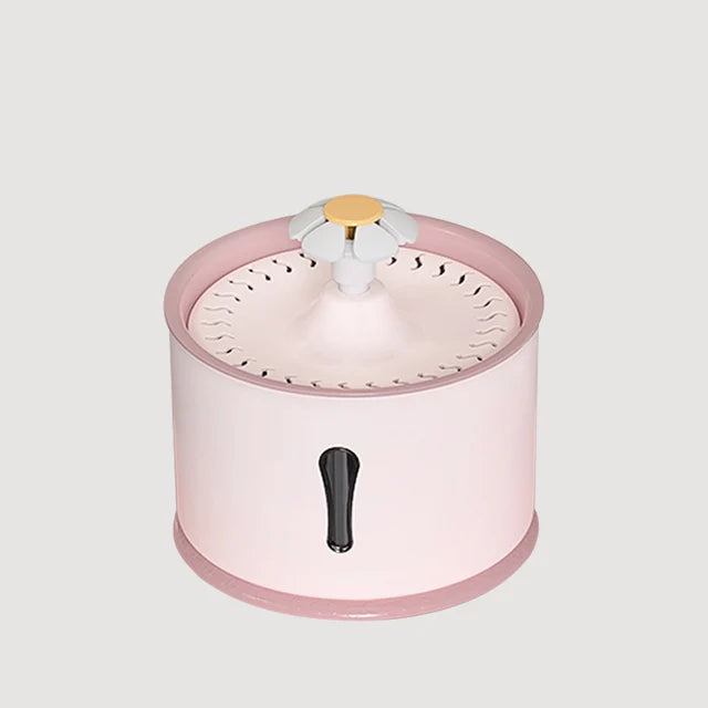 Fuente de agua para gatos Kimpets de 2,4 l: hidratación automática y con LED