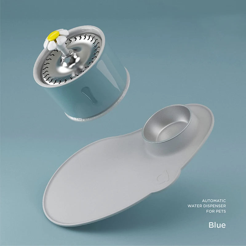 Kimpets 2.4L Cat Water Fountain – LED & Automatic Hydration