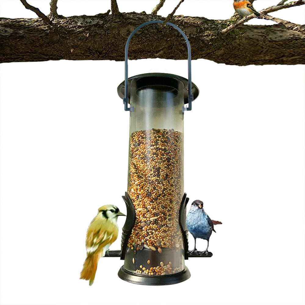 Hanging Outdoor Bird Feeder – Garden Food Dispenser and Decoration