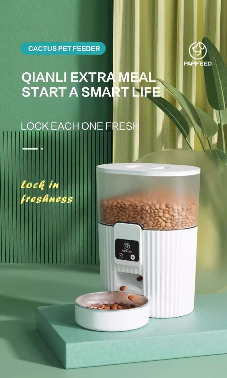 WiFi Smart Pet Feeder – Automatic Cat & Dog Food Dispenser