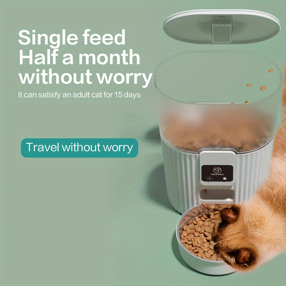 PAPIFEED Smart Pet Feeder – WiFi-Enabled Automatic Cat & Dog Feeding Solution