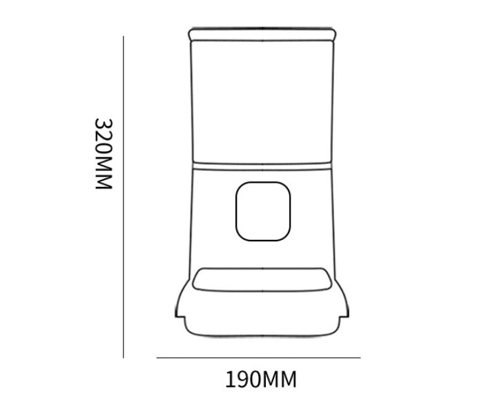 Smart Automatic Pet Feeder with Voice Recorder and Timer – Key Control Version