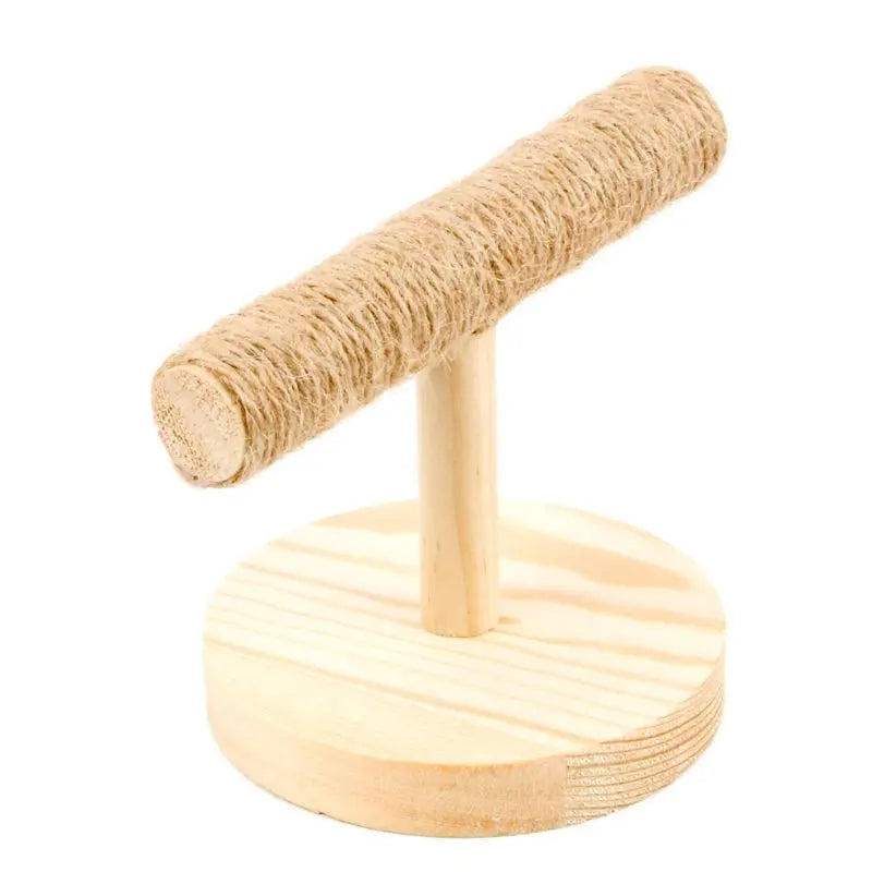 Wooden Tabletop Bird Perch – Perfect for Training & Play