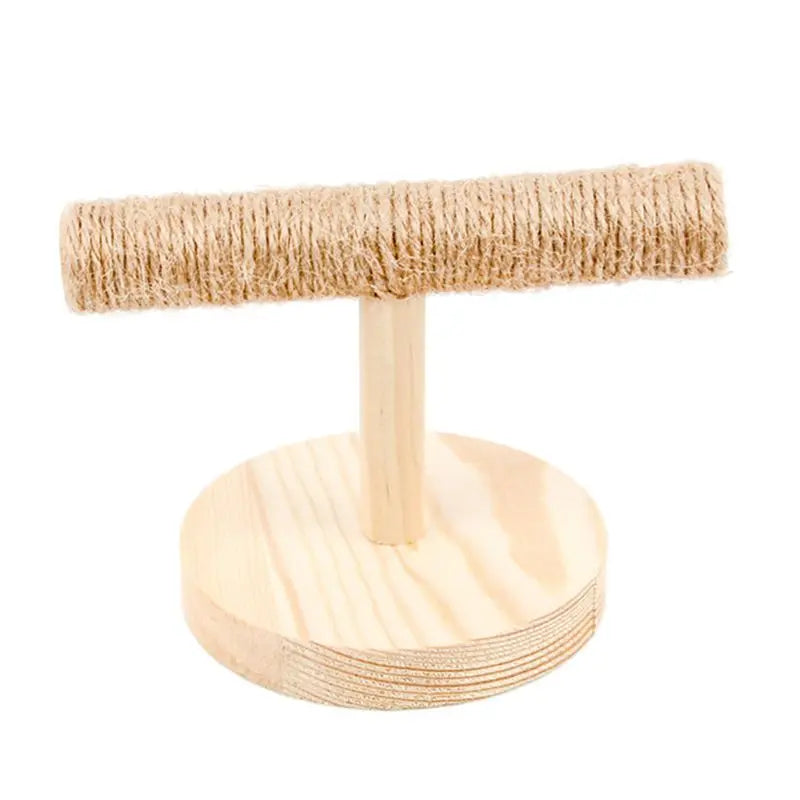 Wooden Tabletop Bird Perch – Perfect for Training & Play