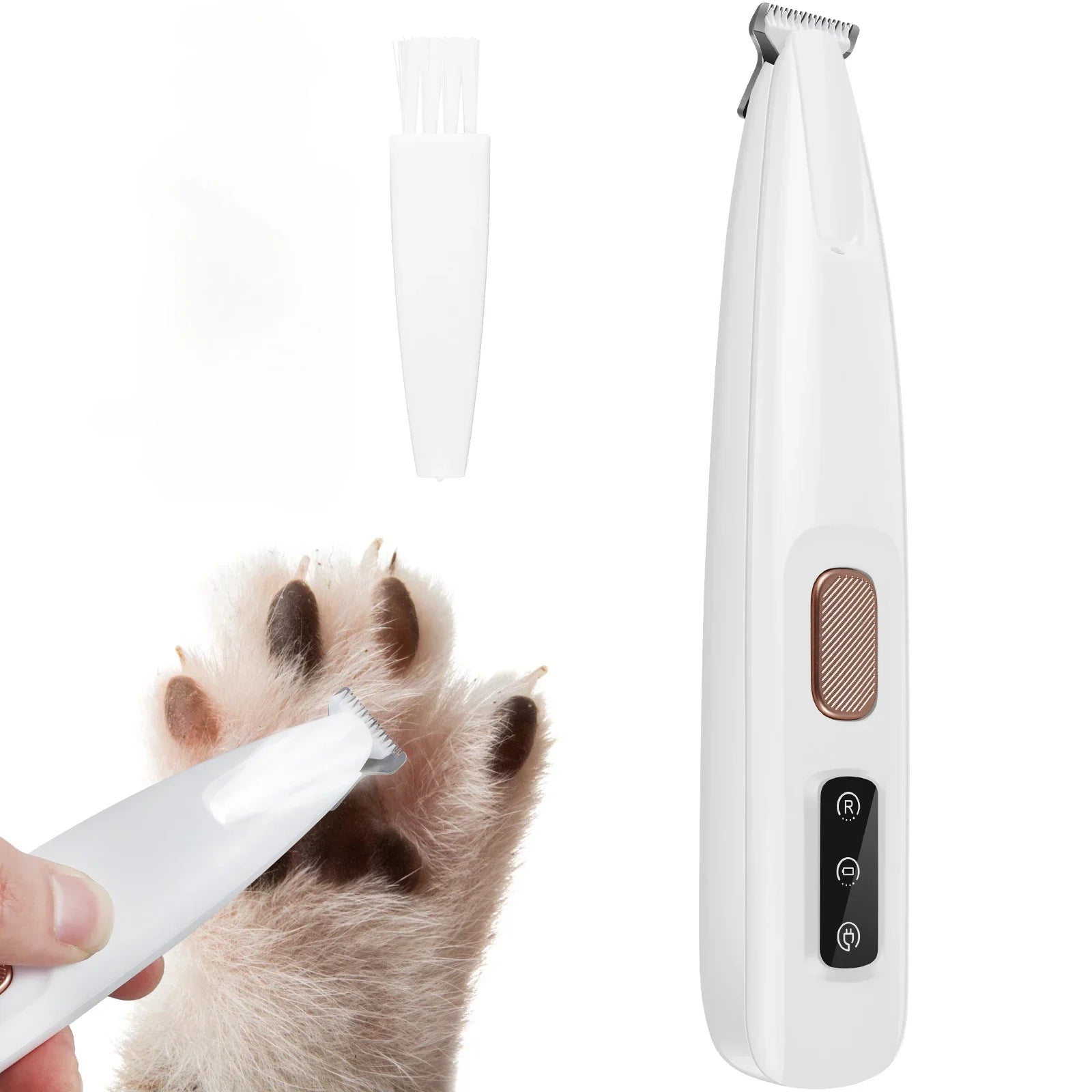 Dog Paw Trimmer with LED Light