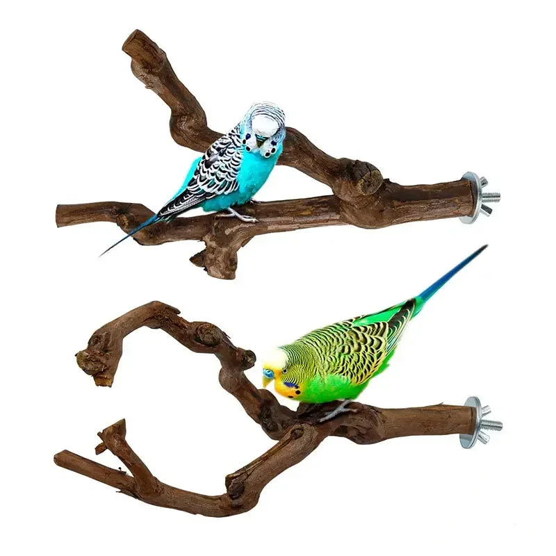 Natural Grape Wood Perch – A Cozy Spot for Your Bird!