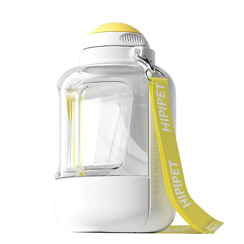 PawHydrate: Portable Pet Water & Food Bottle