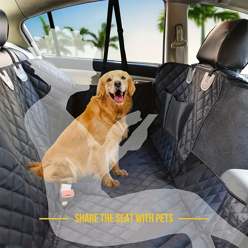 Ultimate PETRAVEL Waterproof Dog Car Seat Cover - Keep Your Dog Safe and Your Car Clean!