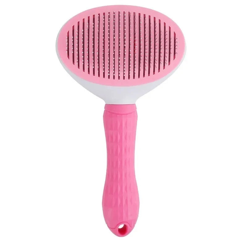 Self-Cleaning Pet Hair Removal Brush – Grooming Comb for Cats & Dogs