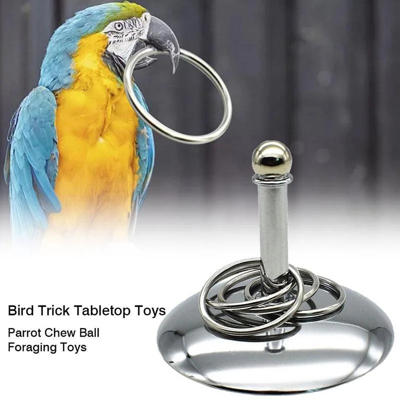 Stacking Ring Training Toy – Fun & Smart for Birds!