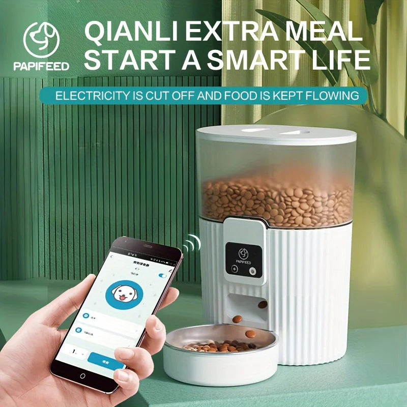 WiFi Smart Pet Feeder – Automatic Cat & Dog Food Dispenser