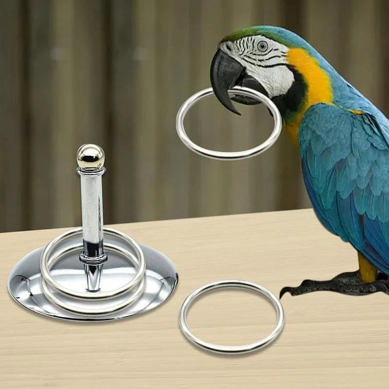 Stacking Ring Training Toy – Fun & Smart for Birds!