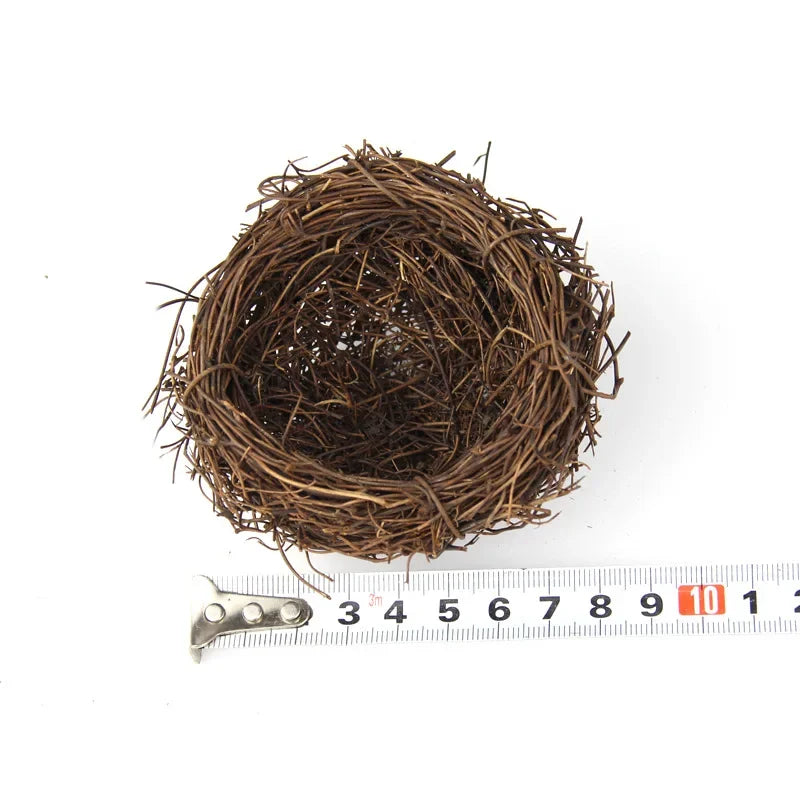 Handmade Rattan Bird Nest – Natural Décor & Birdhouse!