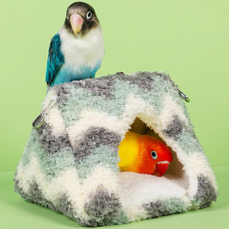 Winter Warm Bird Hammock – Cozy Nest for Small Parrots