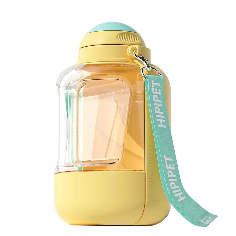 PawHydrate: Portable Pet Water & Food Bottle