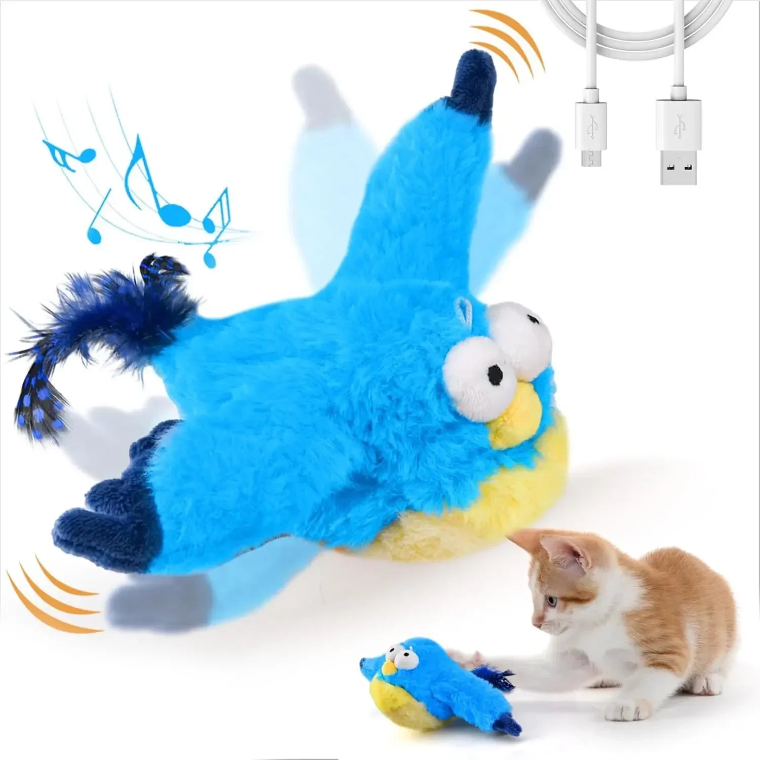 Flapping Bird Cat Toy