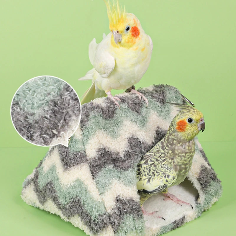 Winter Warm Bird Hammock – Cozy Nest for Small Parrots