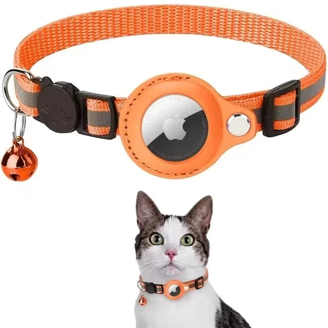 Reflective Waterproof Airtag Cat Collar