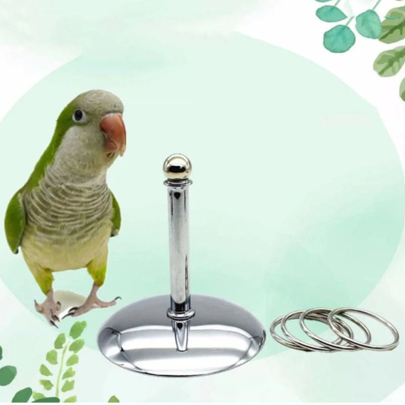 Stacking Ring Training Toy – Fun & Smart for Birds!