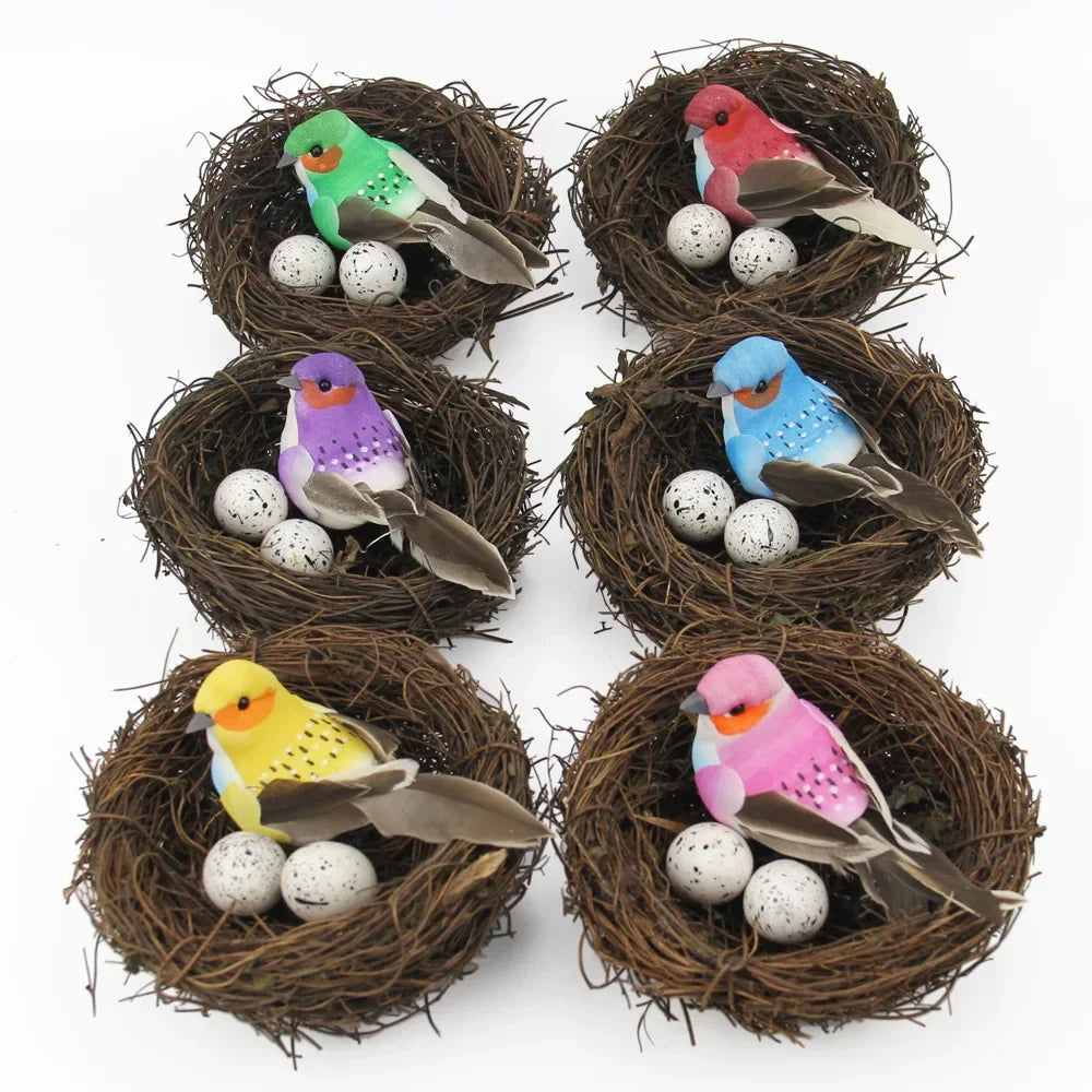 Handmade Rattan Bird Nest – Natural Décor & Birdhouse!