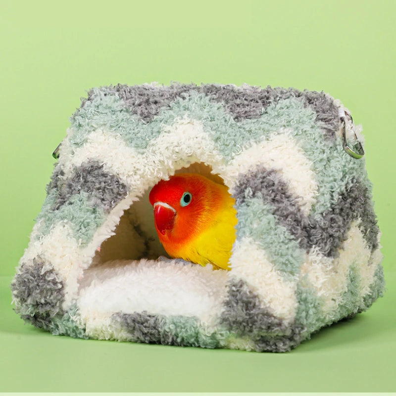 Winter Warm Bird Hammock – Cozy Nest for Small Parrots