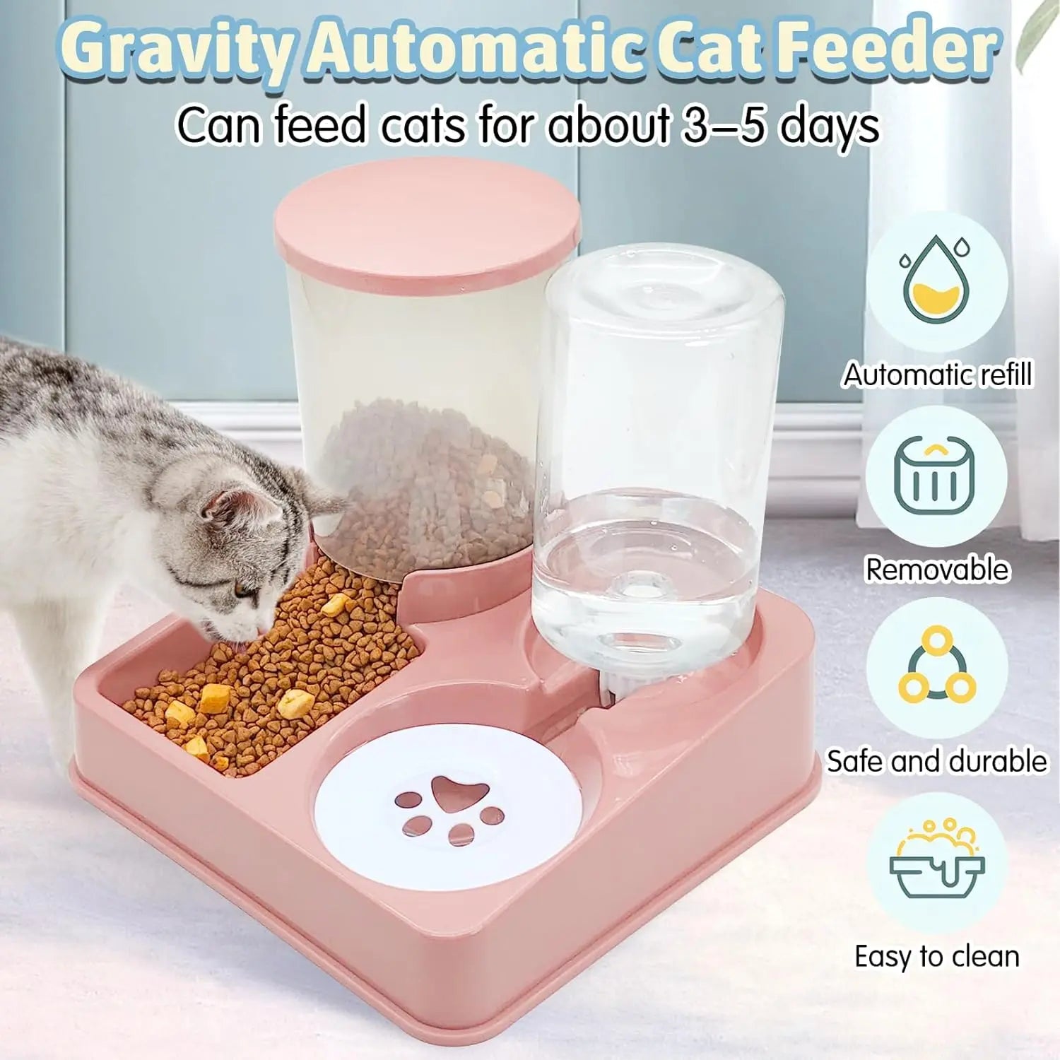 Smart Automatic Pet Feeder – Stress-Free Mealtime for Your Furry Friend