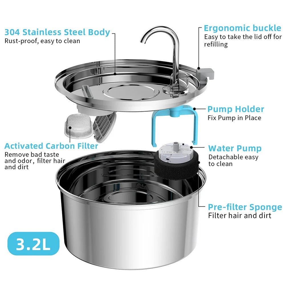 Stainless Steel Water Feeder