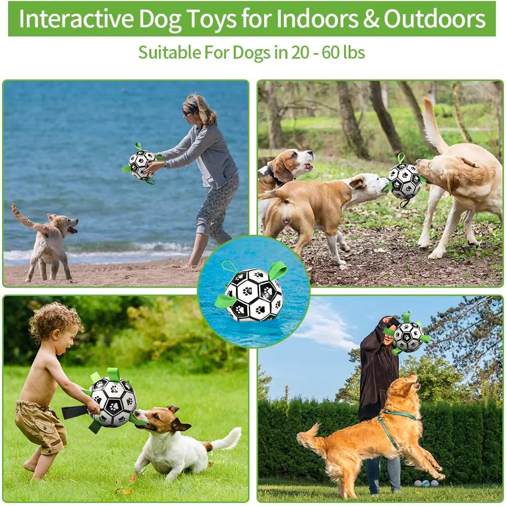 Dog Toys Interactive Pet Football Toys