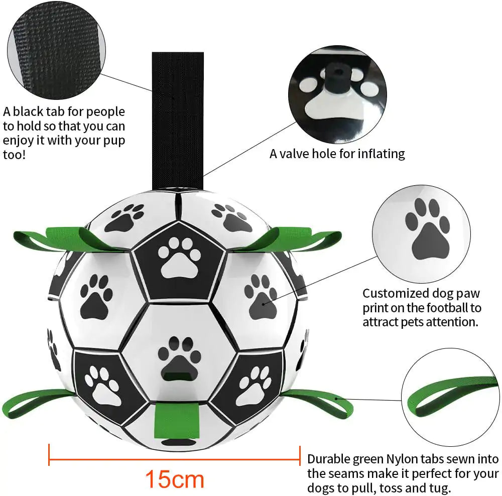 Dog Toys Interactive Pet Football Toys