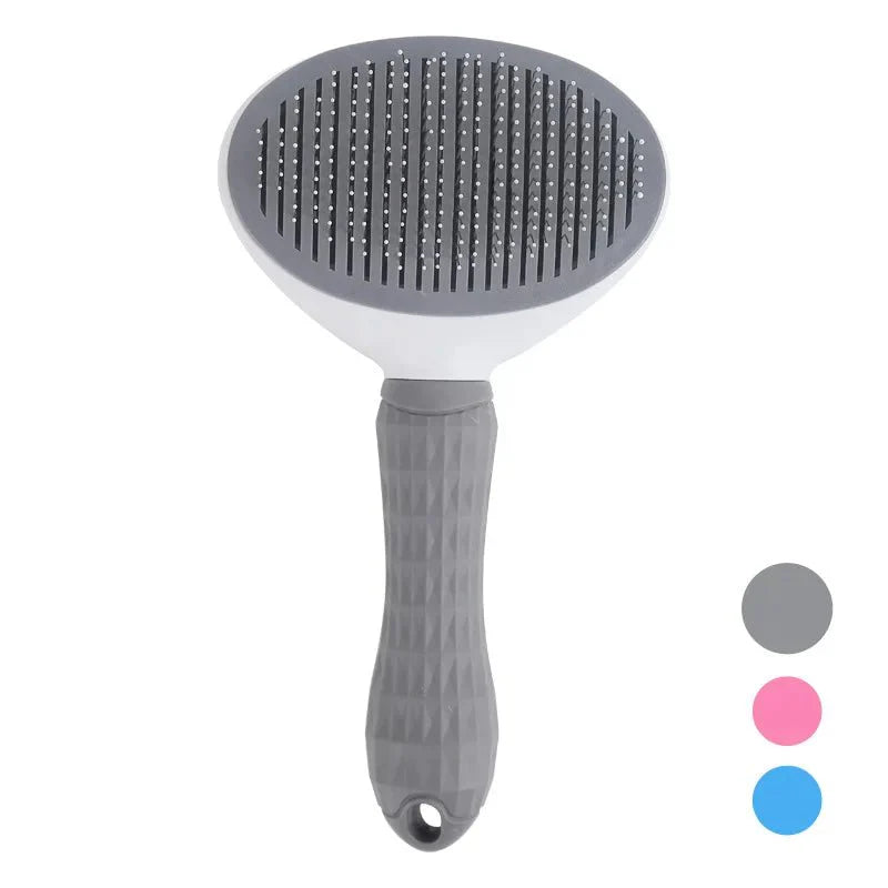 Self-Cleaning Pet Hair Removal Brush – Grooming Comb for Cats & Dogs